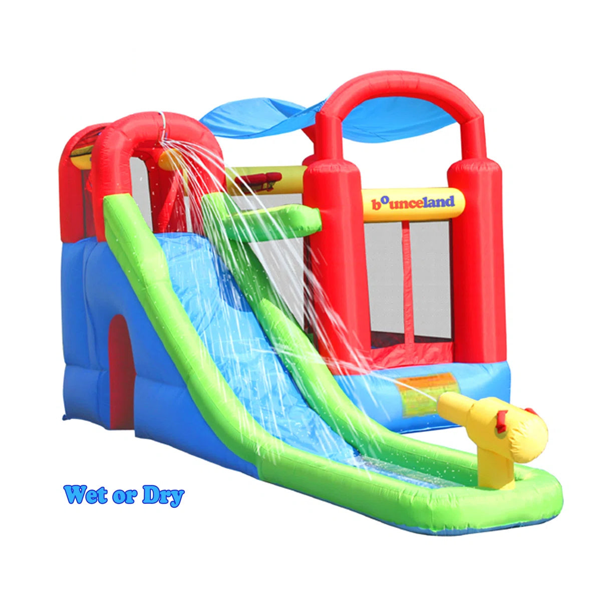Inflatable 8.5' x 17.5' Bounce House Water Slide
